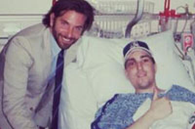 Snapshot: Bradley Cooper Visits Boston Marathon Bombing Survivor