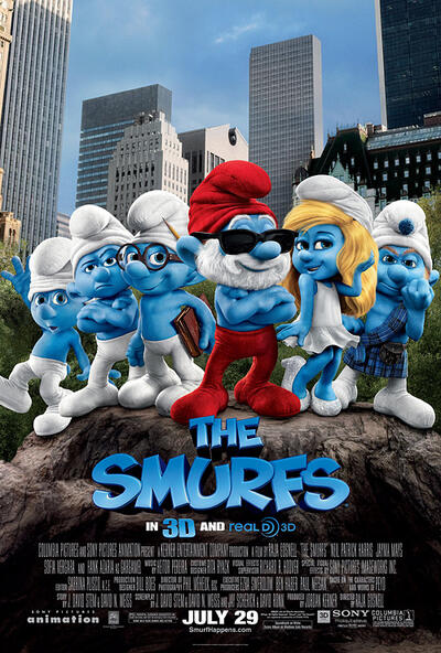 The Smurfs 3d Fandango