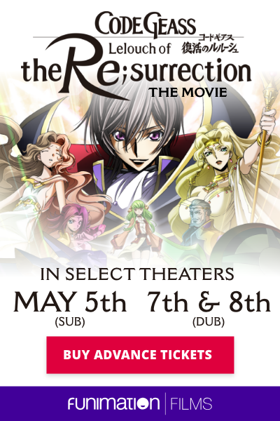 Code Geass Lelouch Of The Re Surrection Tickets Showtimes Near You Fandango Lelouch of the resurrection, this marks the third entry in it doesn't have a release date yet, but are you hyped for code geass: code geass lelouch of the re