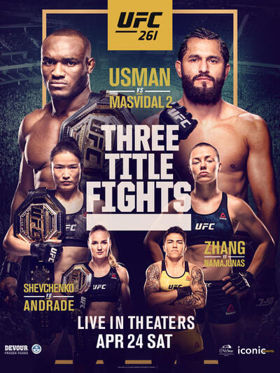 Ufc 261 Usman Vs Masvidal 2 Tickets Showtimes Near You Fandango