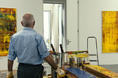 Gerhard Richter Painting Fandango