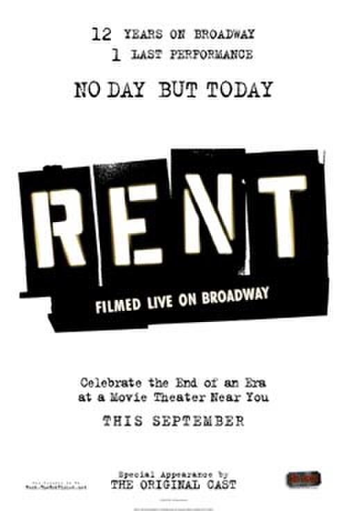 Rent Filmed Live on Broadway Showtimes | Fandango