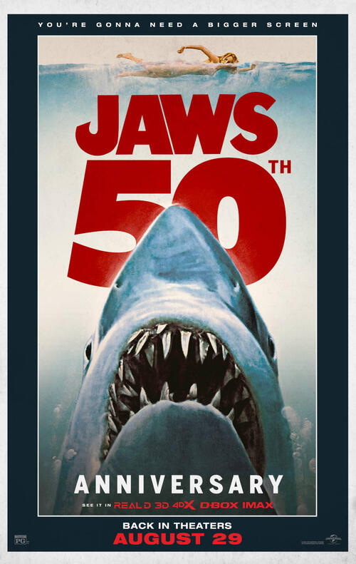 Jaws: 50th Anniversary - The IMAX 2D Experience (2025) | Fandango