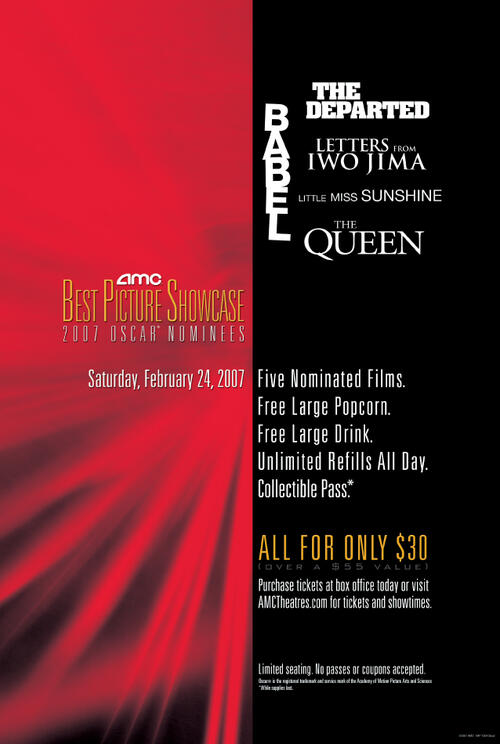 AMC Best Picture Showcase: 2007 Oscar® Nominees Showtimes | Fandango