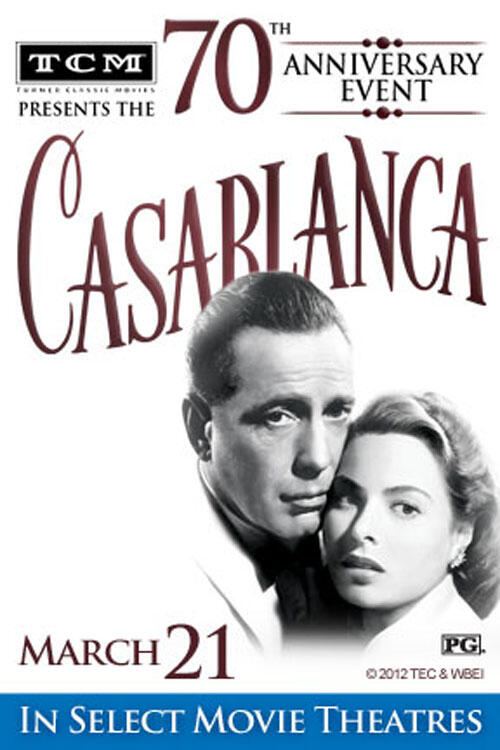 TCM Presents Casablanca 70th Anniversary Event Fandango