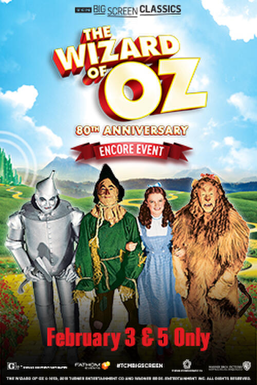 The Wizard Of Oz 80Th Anniversary (1939) Presented By Tcm | Fandango