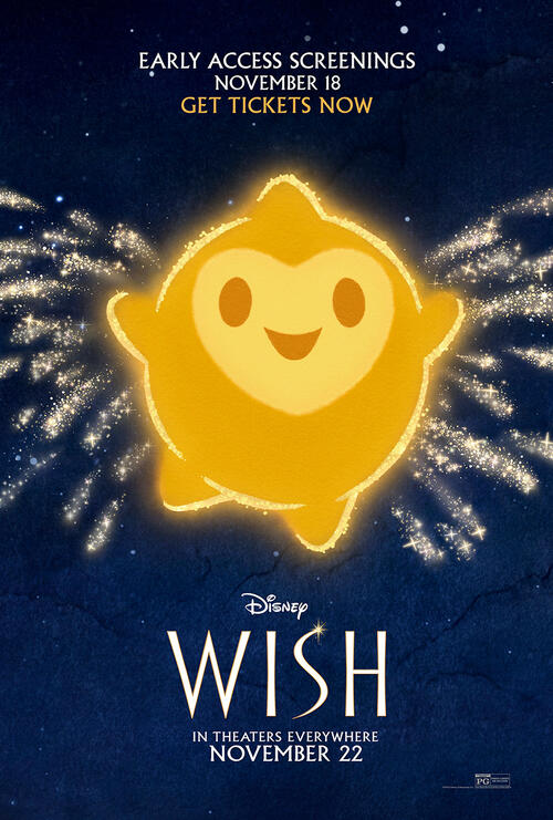 Disney Poster Wish - Asha, on Close Up