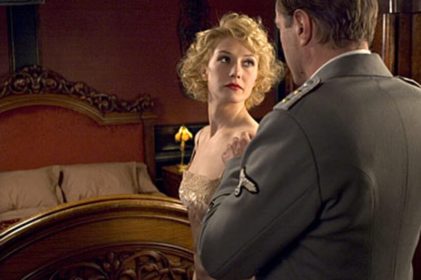 Carice van Houten and Sebastian Koch in "Black Book."