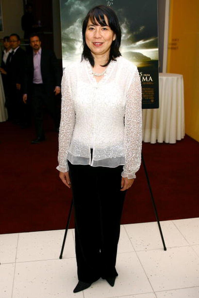 Screenwriter Iris Yamashita at the New York premiere of  "Letters From Iwo Jima" 