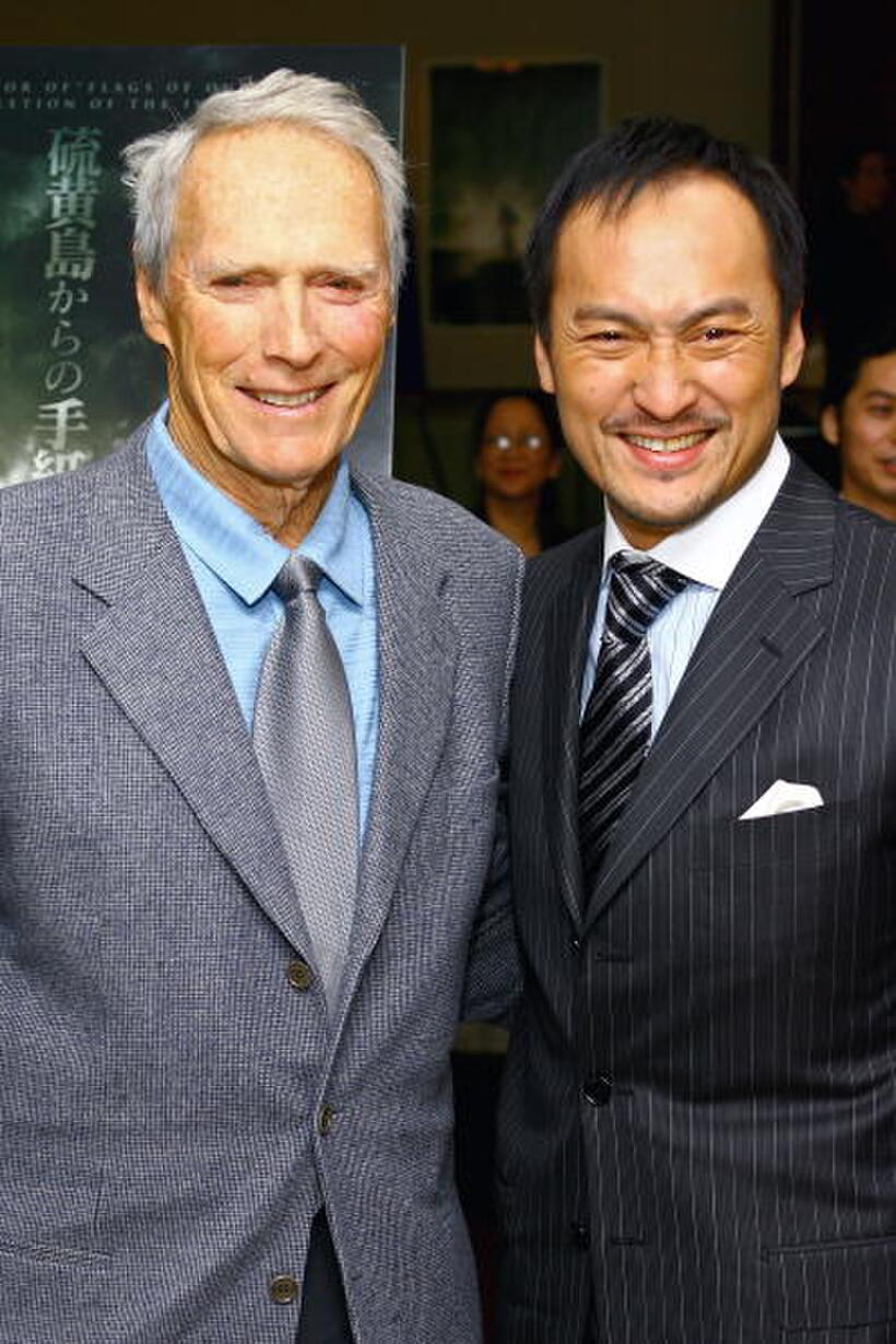 Clint Eastwood and Ken Watanabe at the New York premiere of "Letters From Iwo Jima" 
