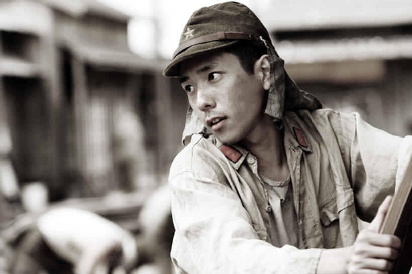 Kazunari Ninomiya as Saigo in "Letters from Iwo Jima."