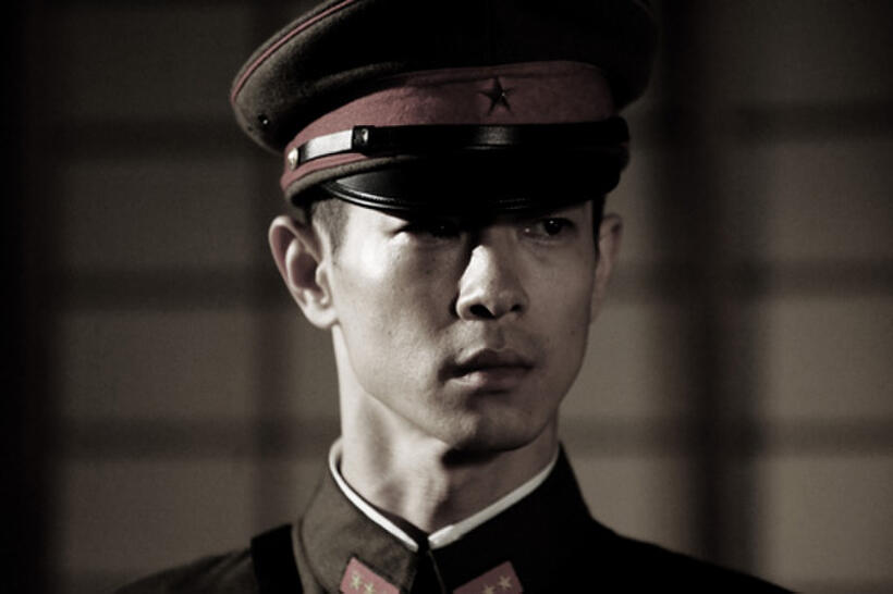 Ryo Kase as Shimizu in "Letters from Iwo Jima."