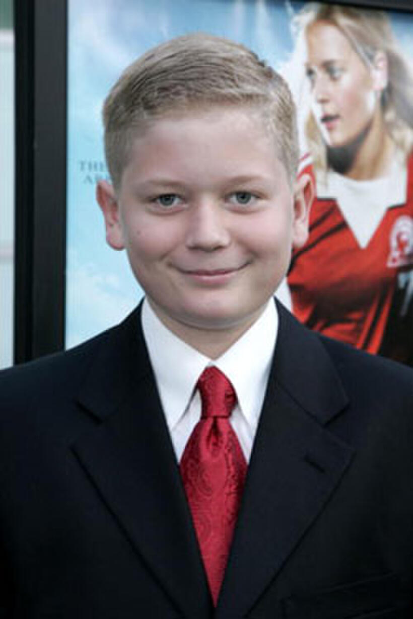 Actor Hunter Schoeder at the L.A. premiere of "Gracie."