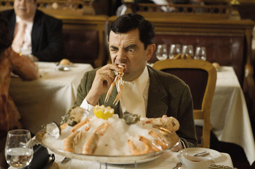 Mr. Bean (Rowan Atkinson) leaves London for a vacation in France in "Mr. Bean's Holiday."