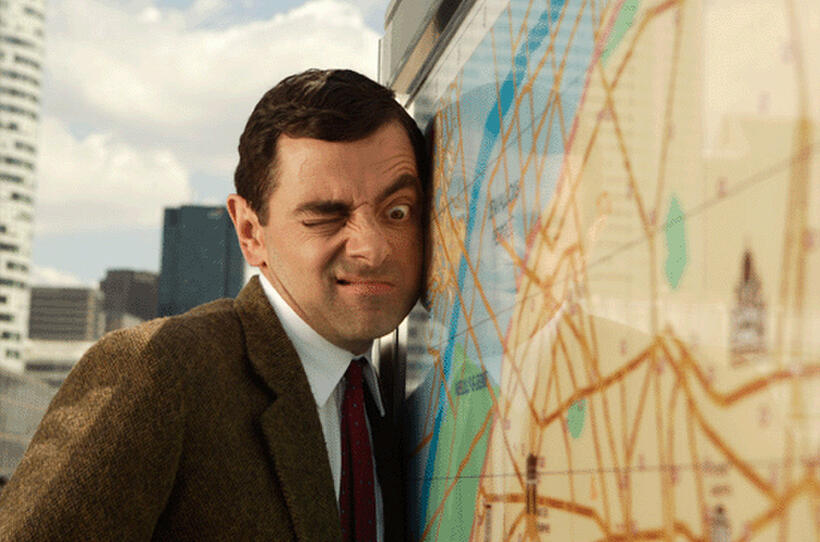 Mr. Bean (Rowan Atkinson) in "Mr. Bean's Holiday."
