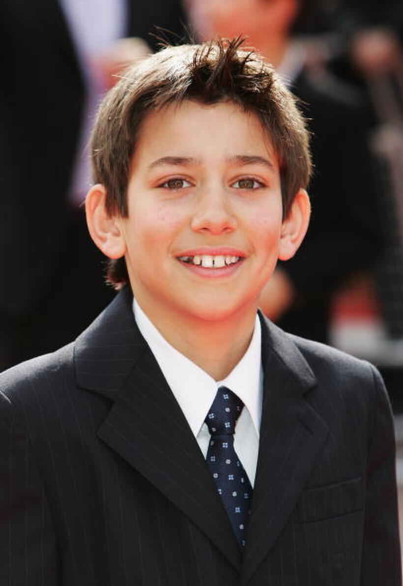 Actor Max Baldry at the London premiere of "Mr. Bean's Holiday."
