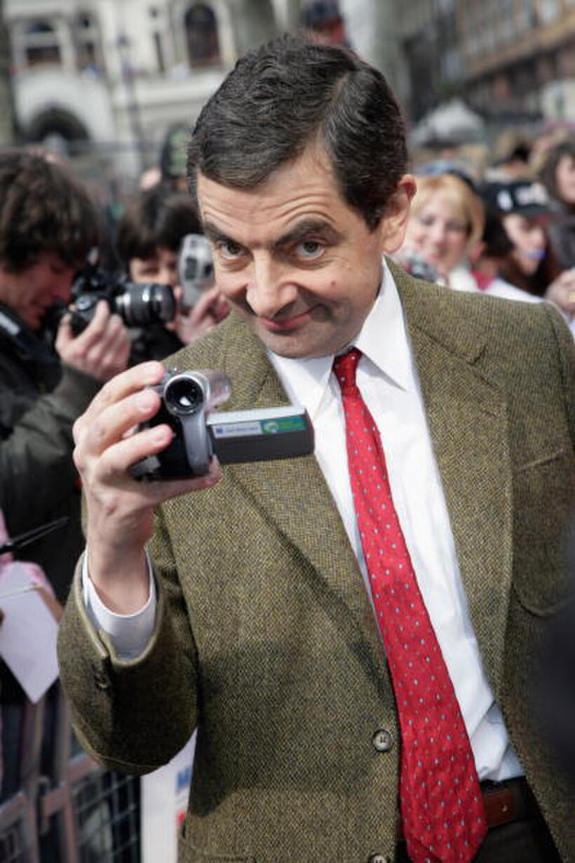 Actor Rowan Atkinson at the London premiere of "Mr. Bean's Holiday." 