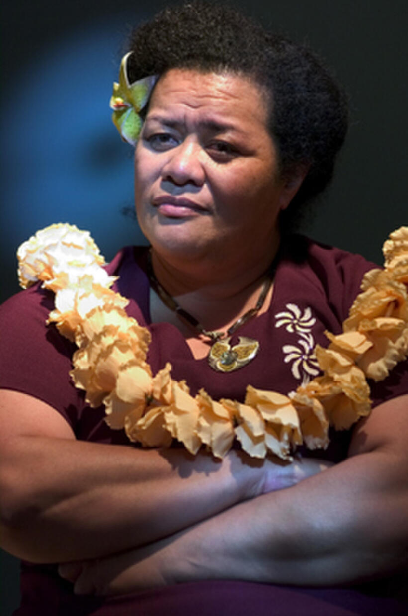 Albert’s mum (Ana Tuigamala) at a wedding in "Samoan Wedding."