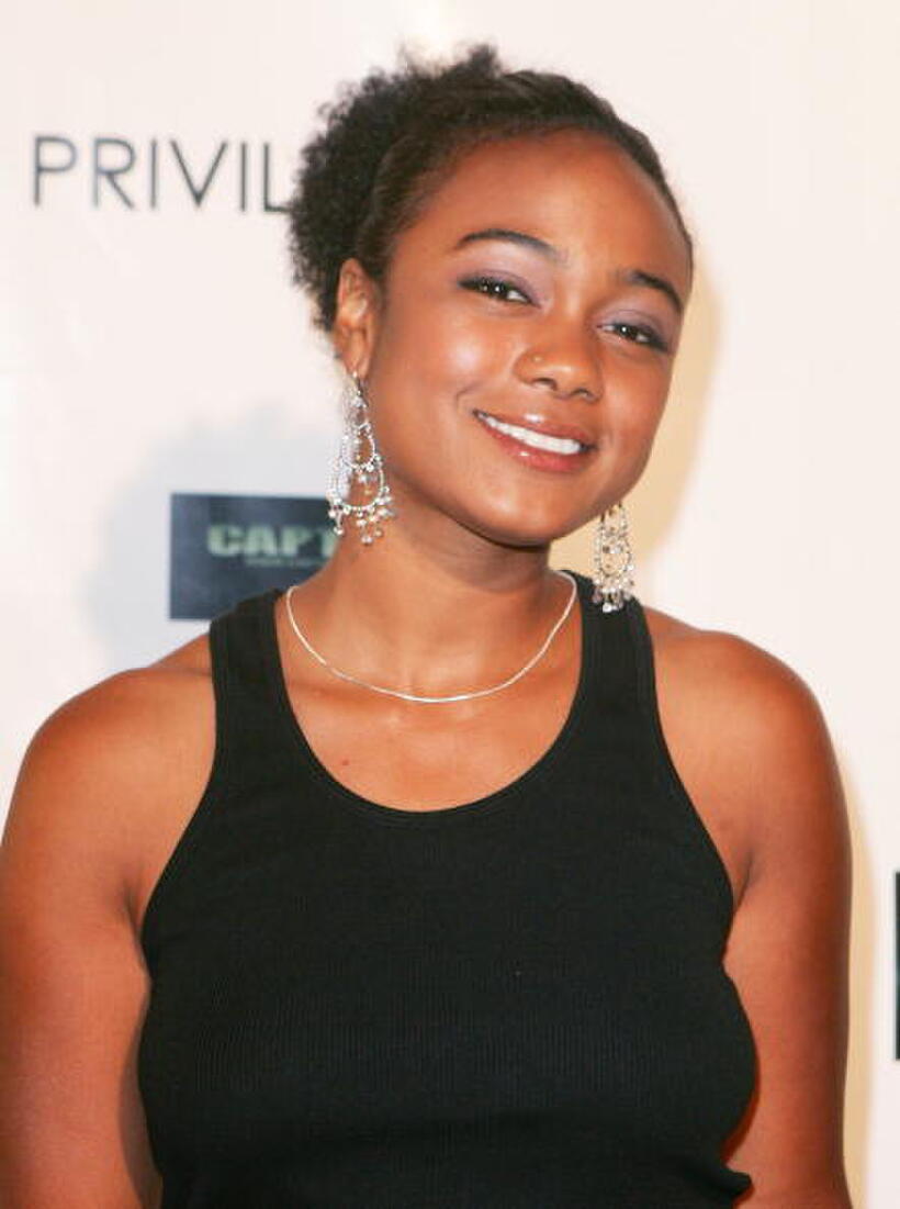 Actress Tatyana Ali at the L.A. premiere of "Captivity."