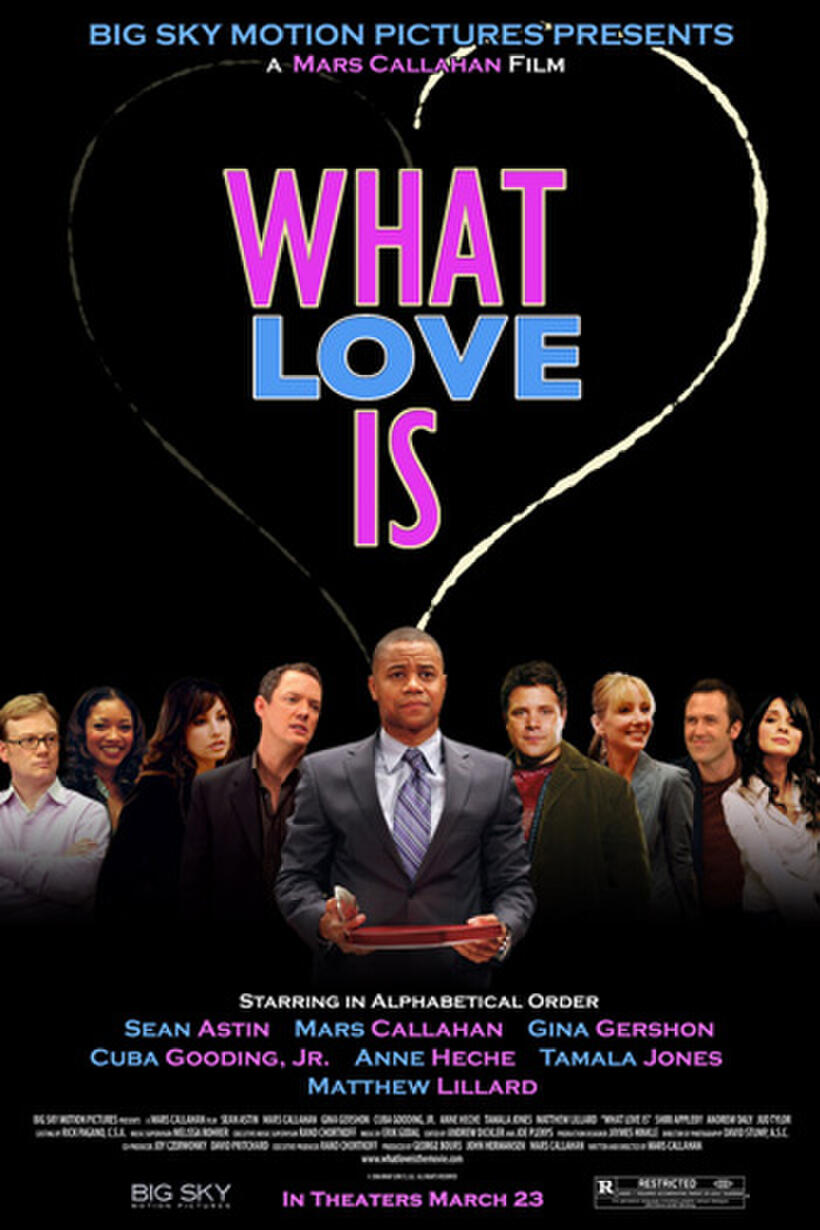 Poster art for "What Love Is."