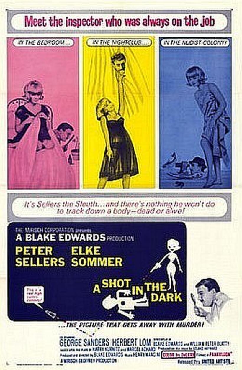 Poster art for "A Shot in the Dark."