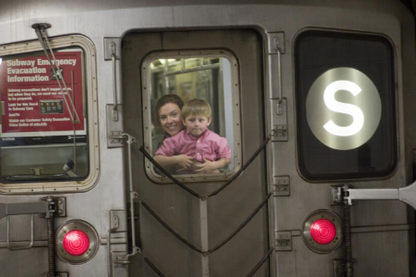 Scarlett Johansson and Nicholas Art in "The Nanny Diaries."