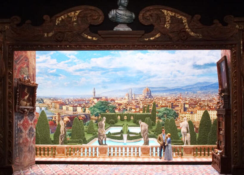 Douglas W. Schmidt’s set model for a scene from Gianni Schicchi in "Il Trittico."