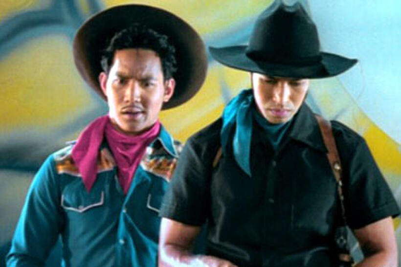 A scene from "Tears of the Black Tiger."