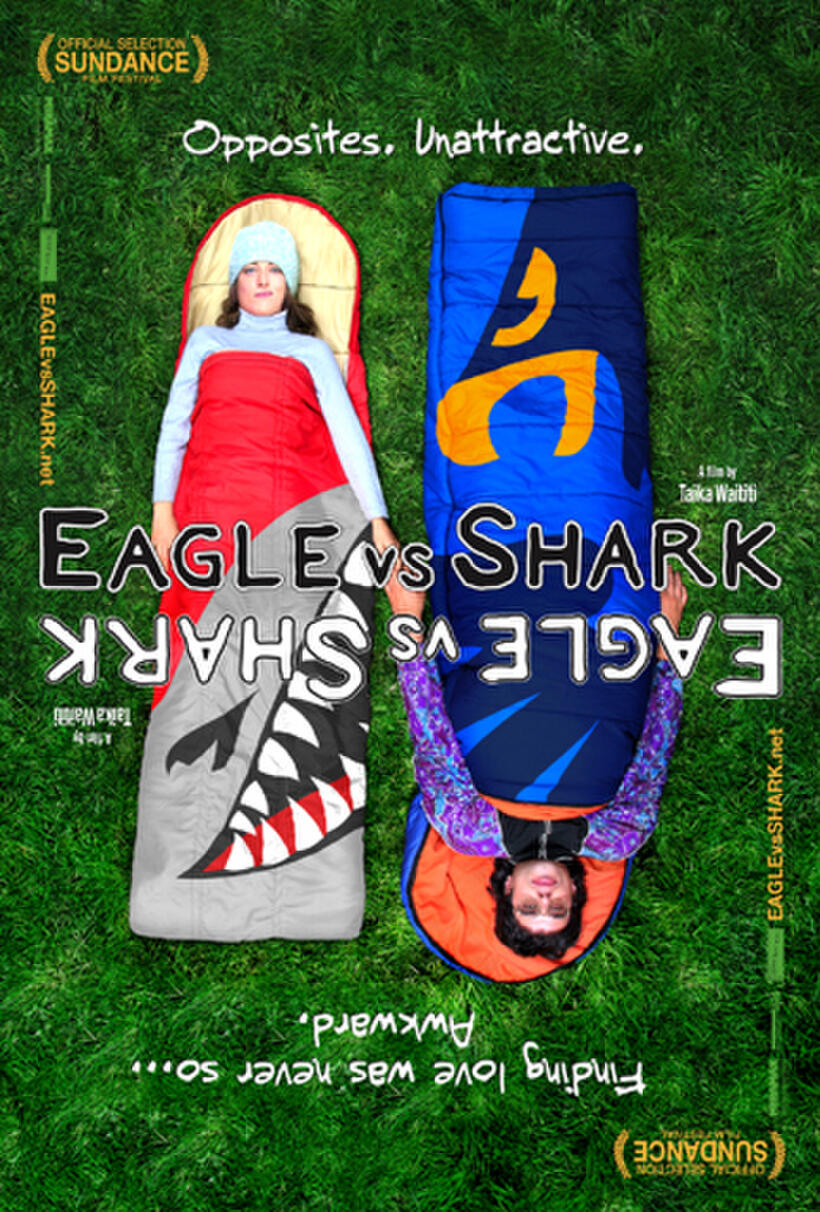 Poster art for "Eagle vs. Shark."