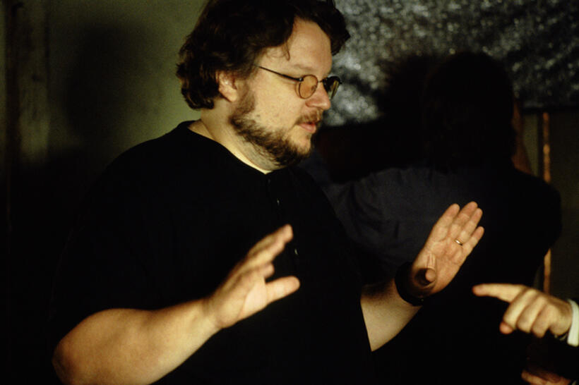 Director Guillermo del Toro on the set of "Pan's Labyrinth."