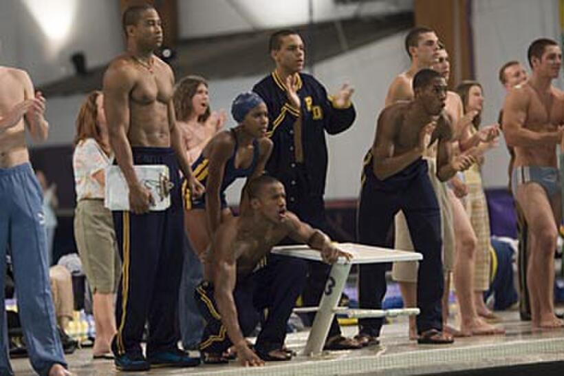 Team members cheer on each other in competition in "Pride."