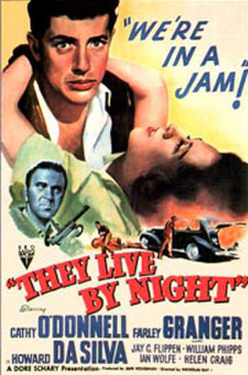 Poster art for "They Live by Night."