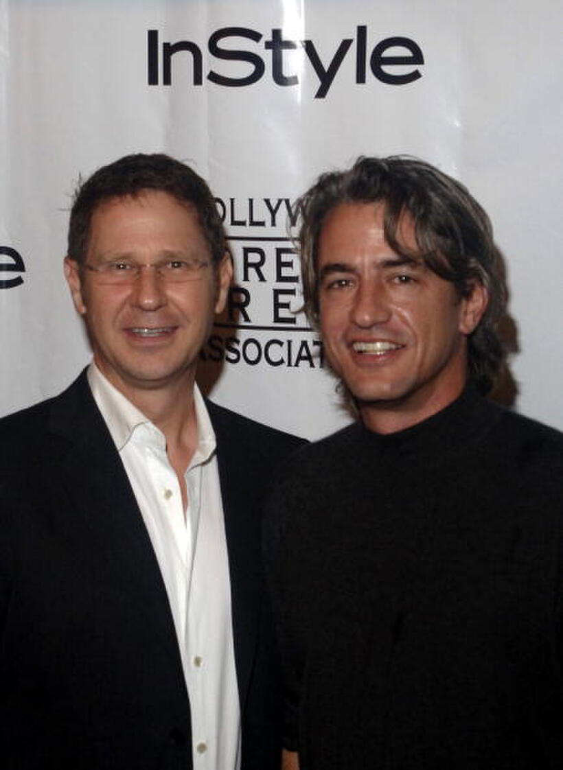 "Georgia Rule" star Dermot Mulroney, right, and Ed Stone at the In Style Magazine Party during the Toronto International Film Festival.