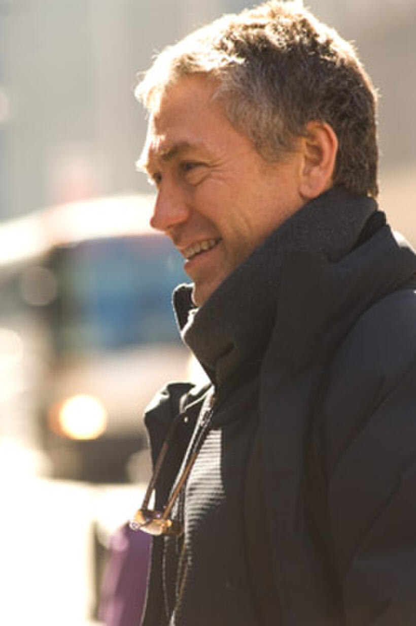 Director Tony Gilroy on the set of "Michael Clayton."