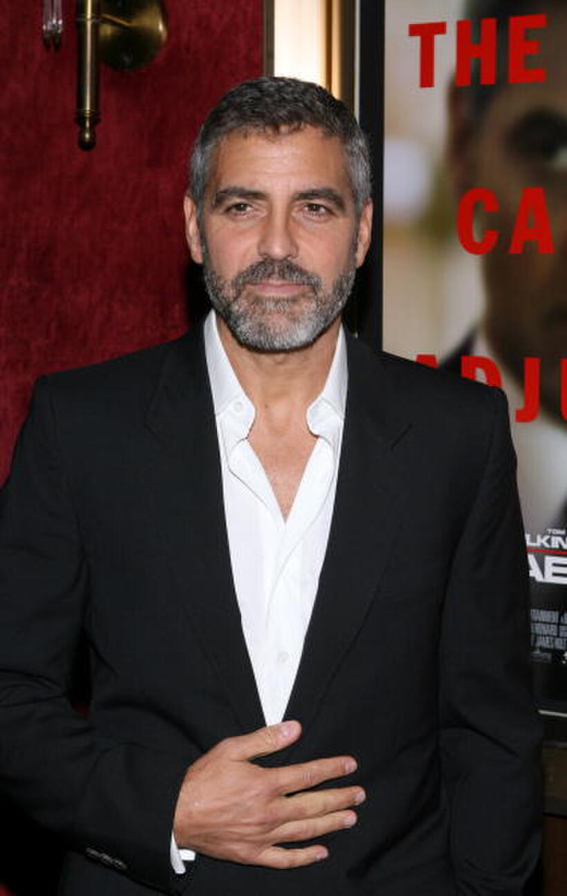 "Michael Clayton" star George Clooney at the N.Y. premiere.