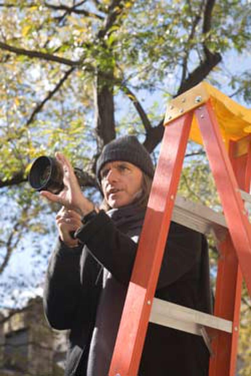 Director Scott Hicks on the set of "No Reservations."