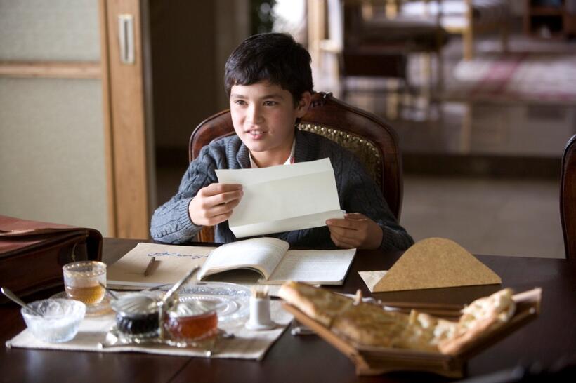 Zekiria Ebrahimi as young Amir stars in "The Kite Runner".