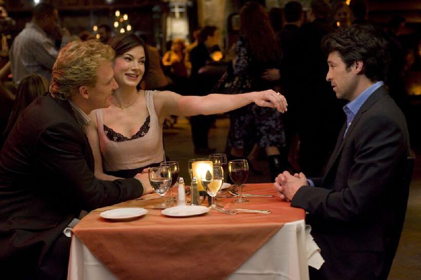 Kevin McKidd as Colin, Michelle Monaghan as Hannah and Patrick Dempsey as Tom in "Made of Honor."