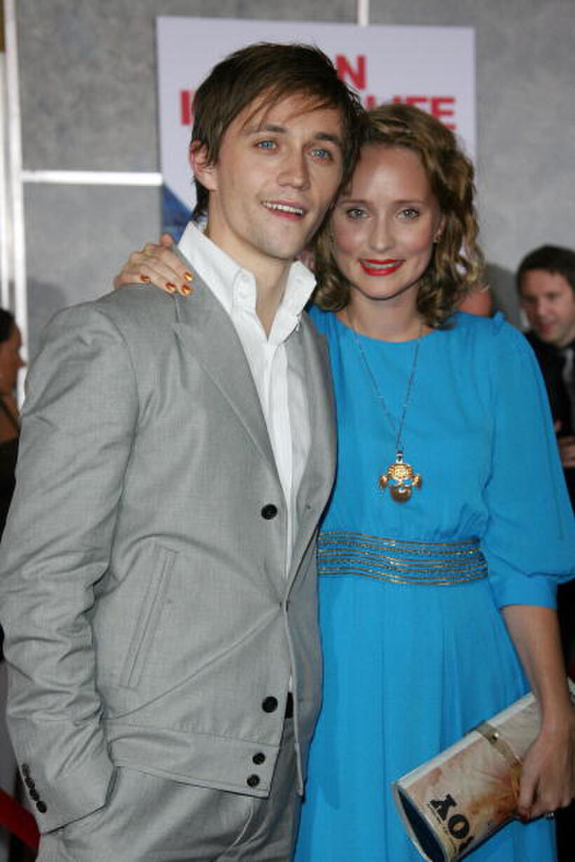 Composer and singer Sondre Lerche and guest at the Hollywood premiere of "Dan in Real Life."