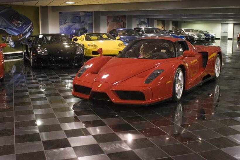 On the set of "Redline."