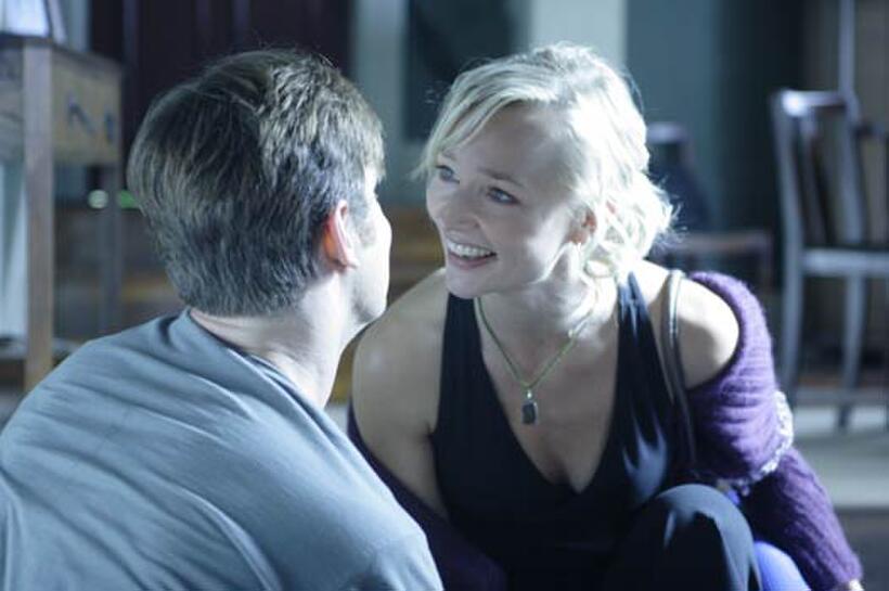 Peter Krause and Kari Matchett in "Civic Duty."