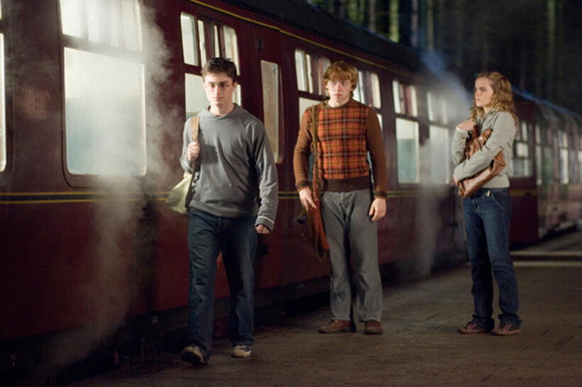 Daniel Radcliffe, Rupert Grint and Emma Watson in "Harry Potter and the Order of the Phoenix."