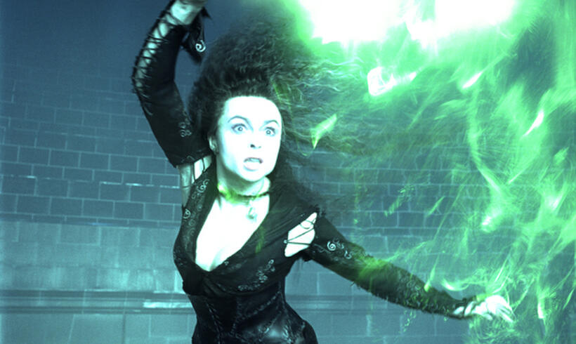 Helena Bonham Carter as Bellatrix Lestrange in "Harry Potter and the Order of the Phoenix."