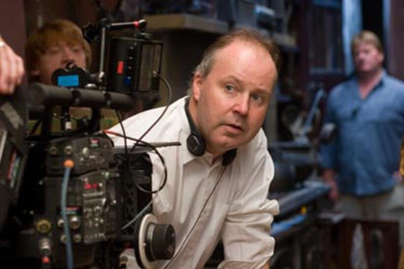 Director David Yates on the set of "Harry Potter and the Order of the Phoenix."