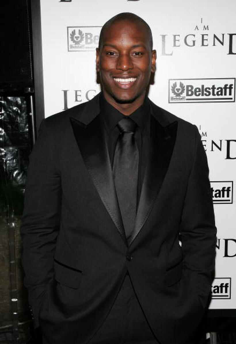 Actor/singer Tyrese at the N.Y. premiere of "I Am Legend."