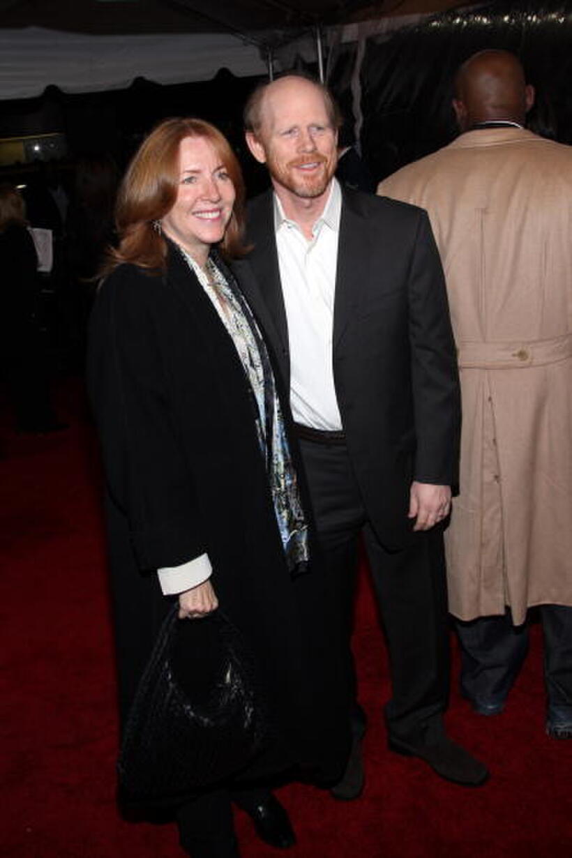Cheryl Howard and director Ron Howard at the N.Y. premiere of "I Am Legend."