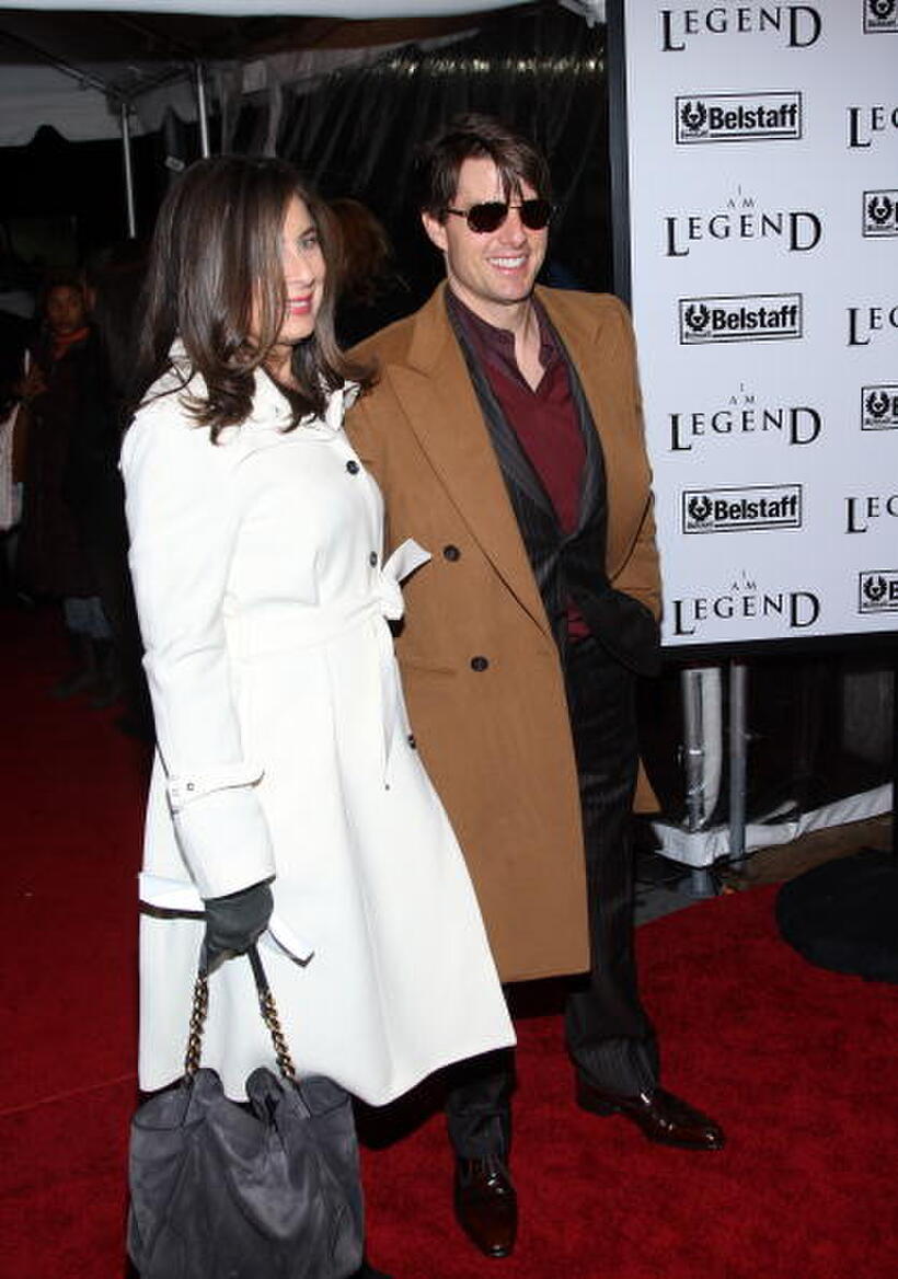 Actor Tom Cruise at the N.Y. premiere of "I Am Legend."