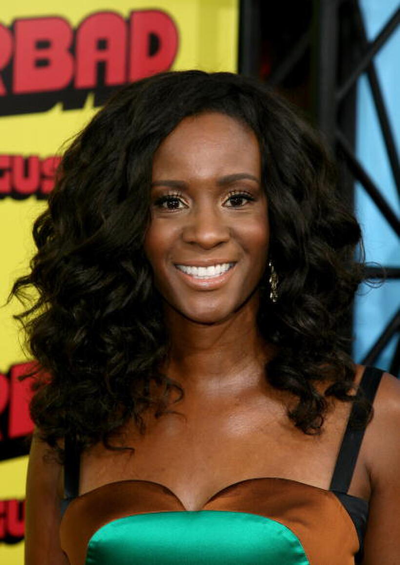 Actress Erica Vittina Phillips at the Hollywood premiere of "Superbad."