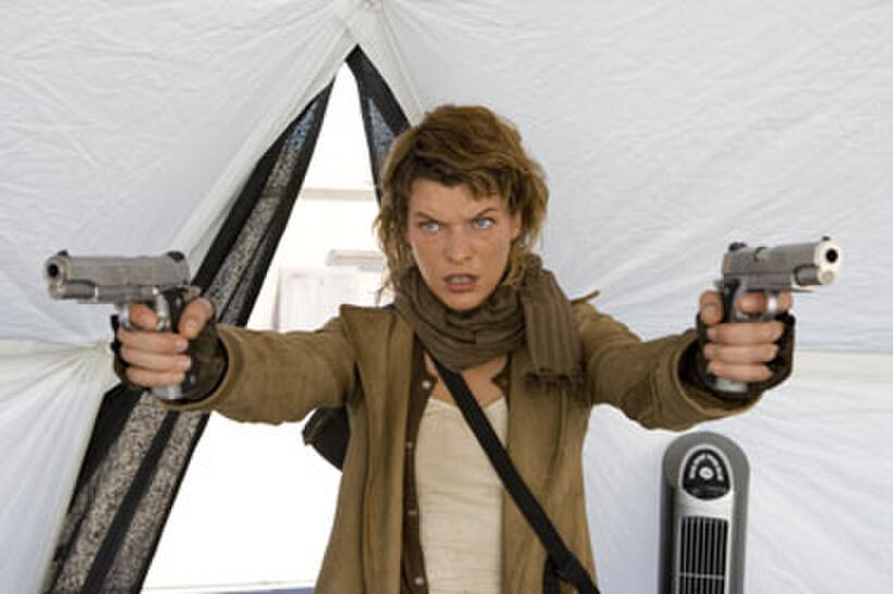 Milla Jovovich in "Resident Evil: Extinction."