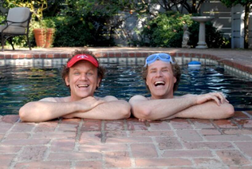 John C. Reilly as Dale Doback and Will Ferrell as Brennan Huff in "Step Brothers."